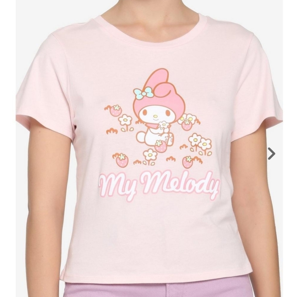 Hot Topic My Melody StrawberriesT-Shirt  Size L